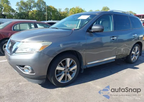 2014 Nissan Pathfinder Hybrid Platinum from USA, damaged, VIN 5N1CR2MNXEC653862